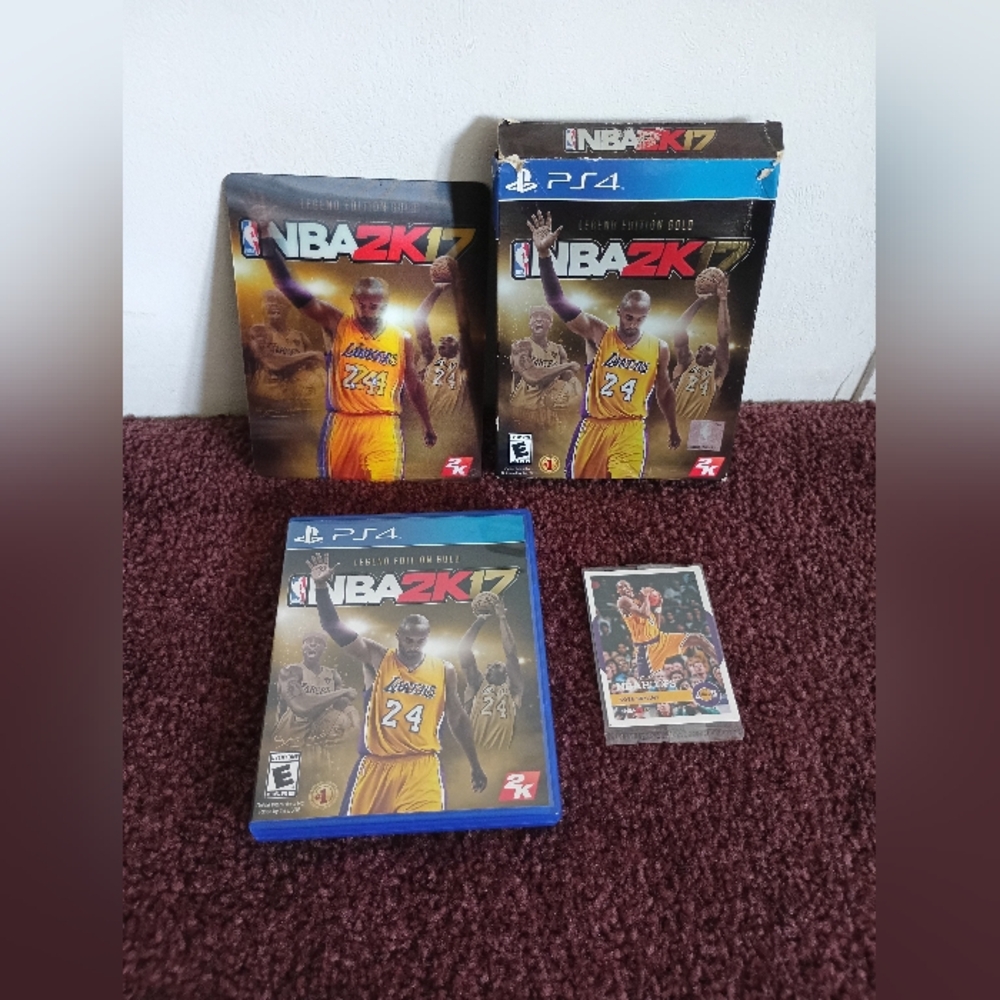 NBA 2K17 PS4 Game - Black and Gold
